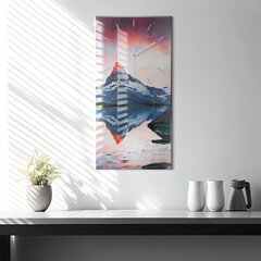 Seinakell Stellisee Matterhorni järv, 30x60 cm цена и информация | Часы | kaup24.ee