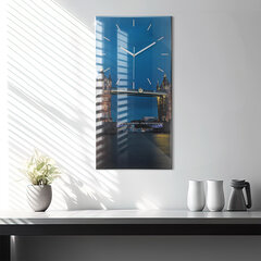 Seinakell Torni sild London öösel, 30x60 cm цена и информация | Часы | kaup24.ee