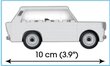 Konstruktorid Cobi Trabant 601 Universal, 70 d. цена и информация | Klotsid ja konstruktorid | kaup24.ee