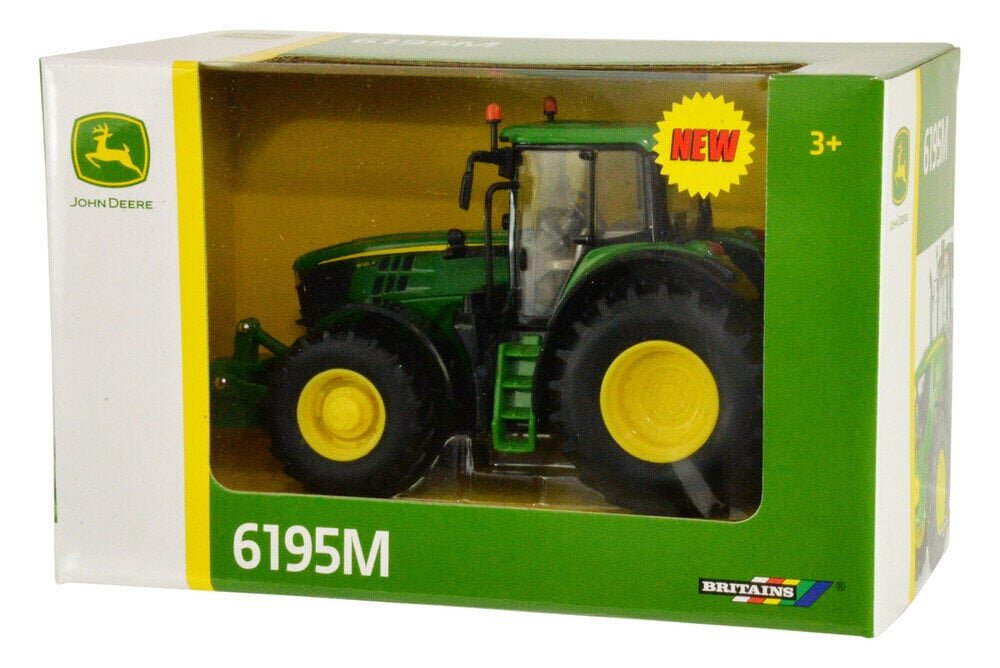 Traktorid John Deere Tomy Britains 6195M 43150 цена и информация | Poiste mänguasjad | kaup24.ee