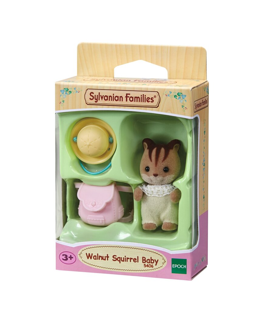 Kujuke Sylvanian Families oravabeebi 05406 hind ja info | Tüdrukute mänguasjad | kaup24.ee