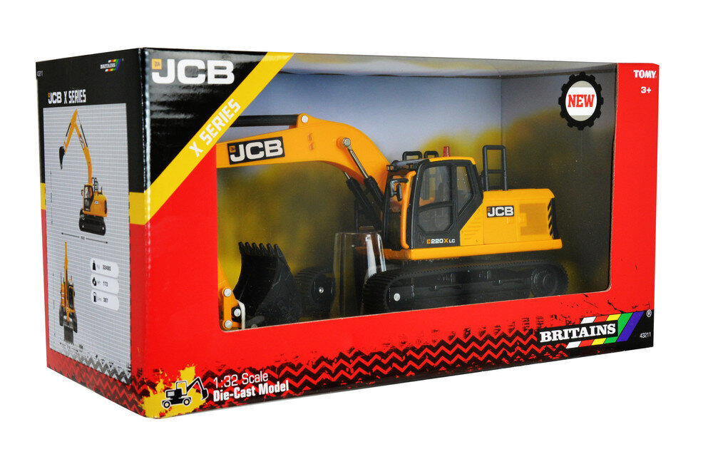 Ekskavaator Tomy Britains JCB 43211 цена и информация | Poiste mänguasjad | kaup24.ee