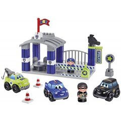 Politseijaoskond autodega Ecoifier Abrick, 60tk hind ja info | Poiste mänguasjad | kaup24.ee