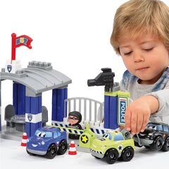 Politseijaoskond autodega Ecoifier Abrick, 60tk hind ja info | Poiste mänguasjad | kaup24.ee