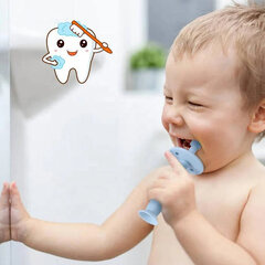 Beebi hambahari-närimislelu 360° 2in1, 6-24 kuud hind ja info | Imikute mänguasjad | kaup24.ee