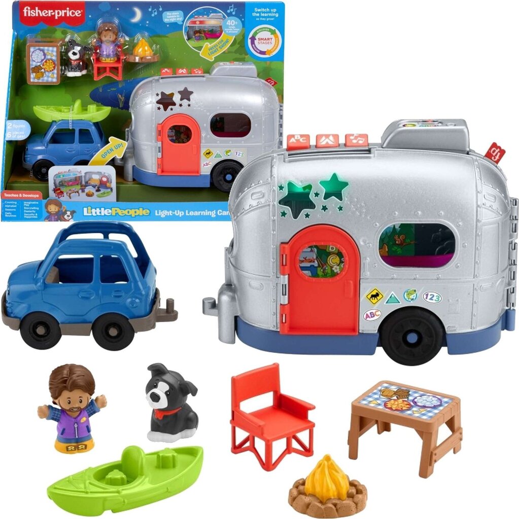 Figuurikomplekt Fisher-Price Explorer Camper hind ja info | Imikute mänguasjad | kaup24.ee