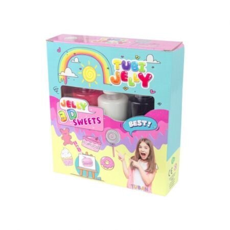 Loominguline komplekt Tubi Jelly - Maiustused (3 värvi), Tuban TU3317 hind ja info | Arendavad mänguasjad | kaup24.ee