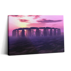 Seinapilt Päikeseloojang Stonehenge'is цена и информация | Картины, живопись | kaup24.ee