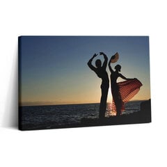 Seinapilt Hispaania tants mere ääres цена и информация | Картины, живопись | kaup24.ee