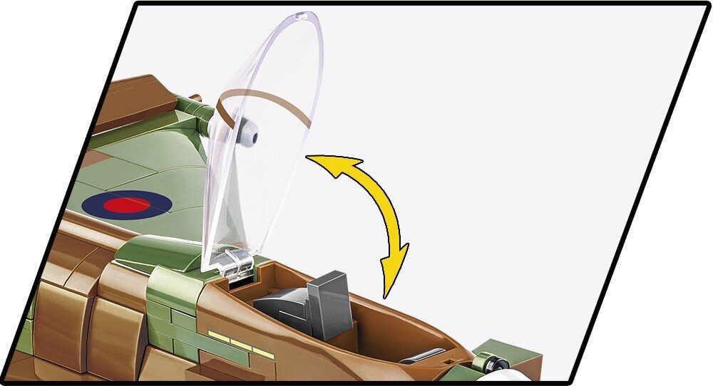 Konstruktor Cobi Klocki Eurofighter Typhoon FGR4, 577 hind ja info | Klotsid ja konstruktorid | kaup24.ee