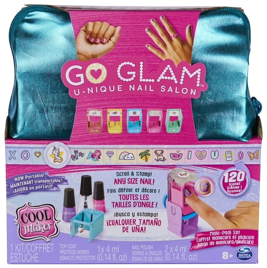 Küünte kaunistamise komplekt Cool Maker Go Glam U-nique Nail Salon цена и информация | Laste ja ema kosmeetika | kaup24.ee