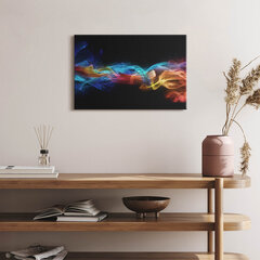 Seinapilt Abstraktsed värvilised valgusjooned цена и информация | Картины, живопись | kaup24.ee