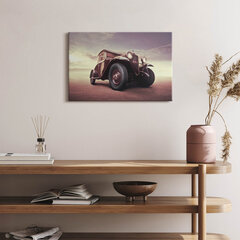 Seinapilt vintage stiilis auto цена и информация | Картины, живопись | kaup24.ee