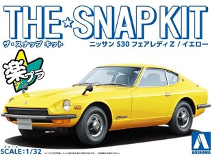 Aoshima - The Snap Kit Nissan S30 Fairlady Z / Yellow, 1/32, 06257 hind ja info | Klotsid ja konstruktorid | kaup24.ee
