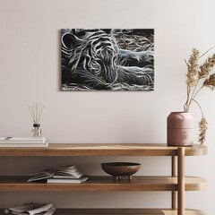 Seinapilt Abstraktne tiigri muster цена и информация | Картины, живопись | kaup24.ee