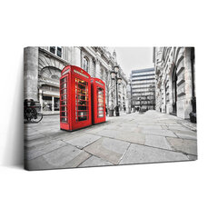 Seinapilt Punased telefoniputkad Londonis hind ja info | Seinapildid | kaup24.ee