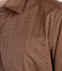 Мужская рубашка Espada, коричневый цена и информация | Мужские рубашки | kaup24.ee