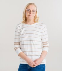 Женская кофта Zabaione, белый/бежевый цена и информация | Женские блузки, рубашки | kaup24.ee