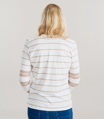 Женская кофта Zabaione, белый/бежевый цена и информация | Женские блузки, рубашки | kaup24.ee