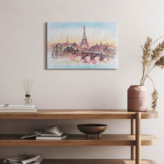 Seinapilt Maalitud vaade Pariisile hind ja info | Seinapildid | kaup24.ee