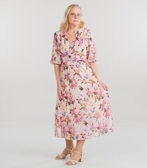 Женское платье Abito Moda, бежевый/розовый цена и информация | Платья | kaup24.ee