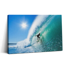 Seinapilt Surfamine Hawaiil цена и информация | Картины, живопись | kaup24.ee