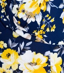 Женское платье, тёмно-синий /желтый цена и информация | Платья | kaup24.ee