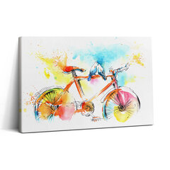 Seinapilt Värvitud jalgratas hind ja info | Seinapildid | kaup24.ee