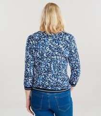 Женская кофта Zabaione, синий/белый цена и информация | Женские блузки, рубашки | kaup24.ee