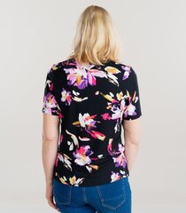 Женская футболка, черный/лиловый цена и информация | Женские футболки | kaup24.ee