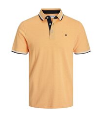 Jack & Jones polosärk meestele 12136668*11, oranž 5715506677896 hind ja info | Meeste T-särgid | kaup24.ee