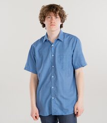 Мужская рубашка Texpak, синий/белый цена и информация | Мужские рубашки | kaup24.ee