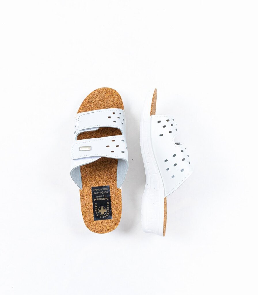 Sandaalid naistele Scandi 240-0017 01, valge 240-0017*01-041 цена и информация | Naiste sandaalid | kaup24.ee