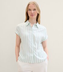 Женская рубашка Tom Tailor, мятный/белый цена и информация | Женские блузки, рубашки | kaup24.ee