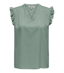 Женская рубашка The Only, зелёный цена и информация | Женские блузки, рубашки | kaup24.ee