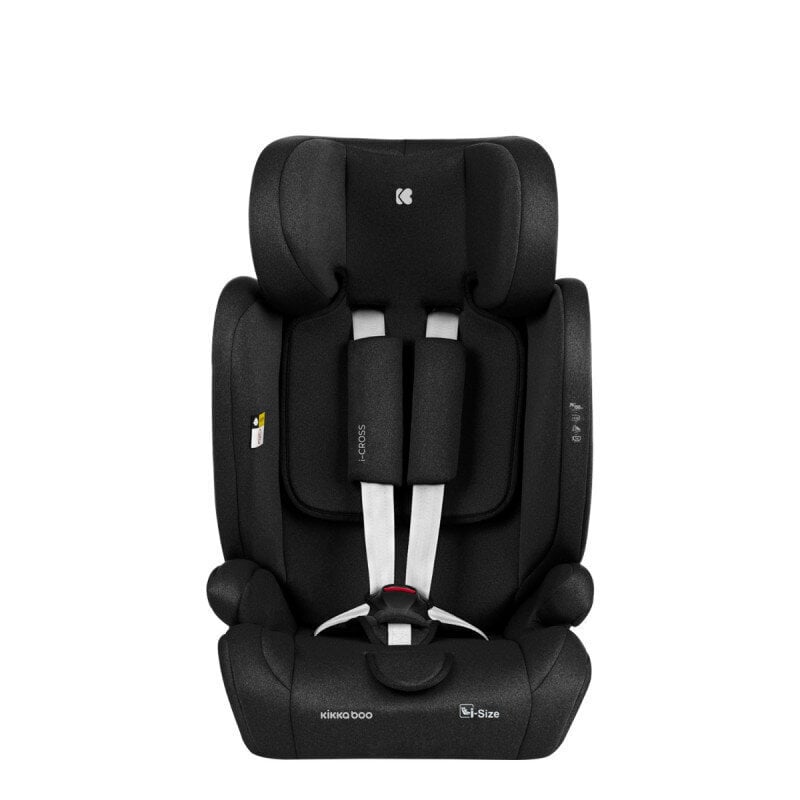 Turvatool KikkaBoo i-Cross i-Size, 9-36 kg, Black hind ja info | Turvatoolid | kaup24.ee