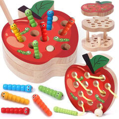 Mäng - õun ussidega цена и информация | Развивающие игрушки | kaup24.ee