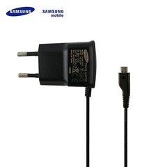 Samsung ETA0U10EBE Micro USB 700mAh Сетевое зарядное устройство i9100 i9300 Черный (OEM) цена и информация | Зарядные устройства для телефонов | kaup24.ee