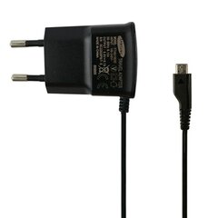 Samsung ETA0U10EBE Micro USB 700mAh Сетевое зарядное устройство i9100 i9300 Черный (OEM) цена и информация | Зарядные устройства для телефонов | kaup24.ee