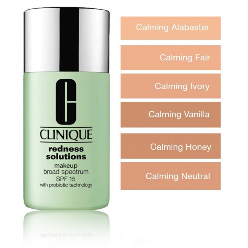 Jumestuskreem Clinique Redness Solutions, 02 Calming Fair, 30 ml hind ja info | Jumestuskreemid, puudrid | kaup24.ee