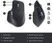 Logitech MX Keys Combo Gen 2 Graphite (920-010933) цена и информация | Klaviatuurid | kaup24.ee