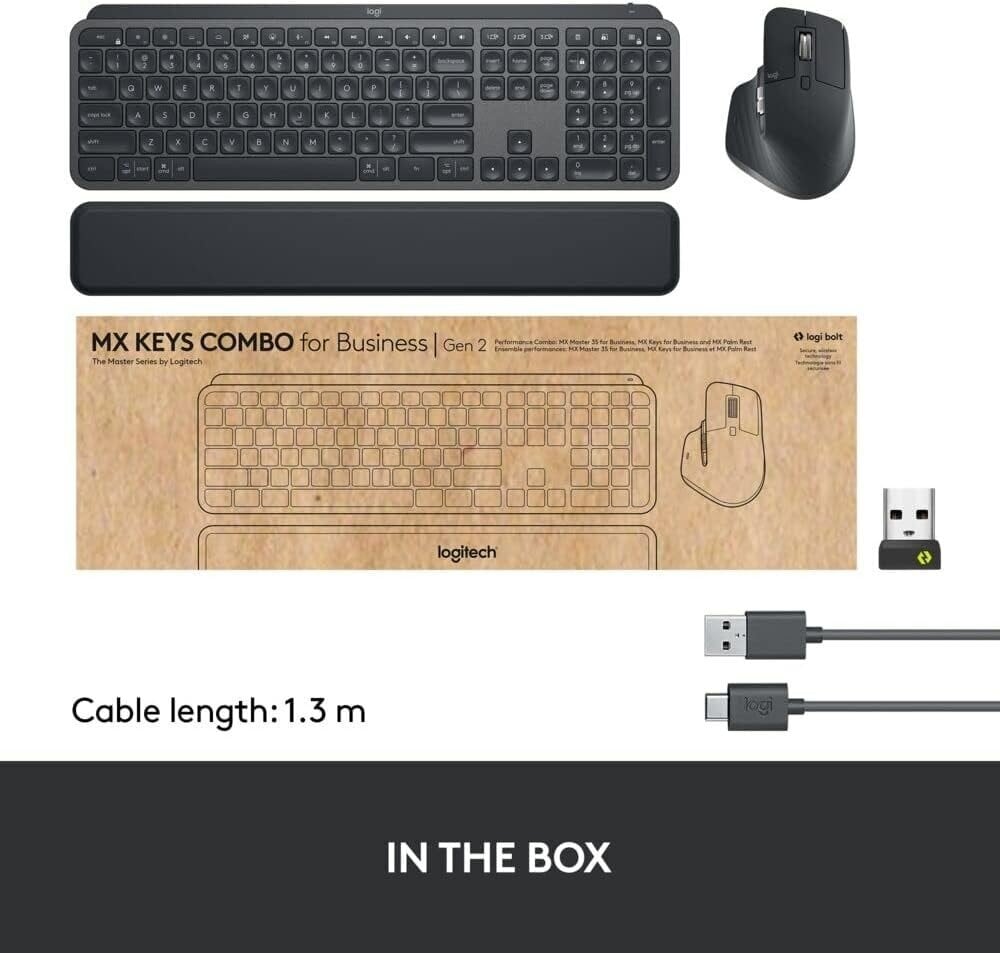 Logitech MX Keys Combo Gen 2 Graphite (920-010933) цена и информация | Klaviatuurid | kaup24.ee