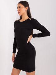 Женское черное базовое платье цена и информация | Платья | kaup24.ee