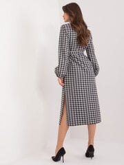 Kootud kleit naistele, hall/must hind ja info | Kleidid | kaup24.ee