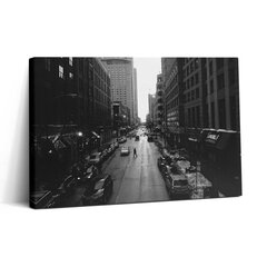 Seinapilt Chicago mustvalged tänavad hind ja info | Seinapildid | kaup24.ee