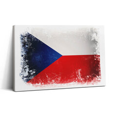 Seinapilt Tšehhi lipp цена и информация | Картины, живопись | kaup24.ee