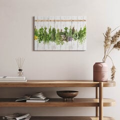 Seinapilt Kuivatatud ürdid ja taimed цена и информация | Картины, живопись | kaup24.ee