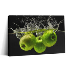 Seinapilt Rohelised õunad vees hind ja info | Seinapildid | kaup24.ee