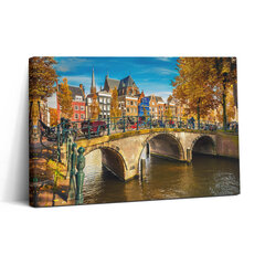 Seinapilt Amsterdami sügisbluus цена и информация | Картины, живопись | kaup24.ee