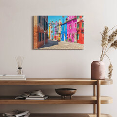 Seinapilt Burano saare värvikas linnaosa hind ja info | Seinapildid | kaup24.ee